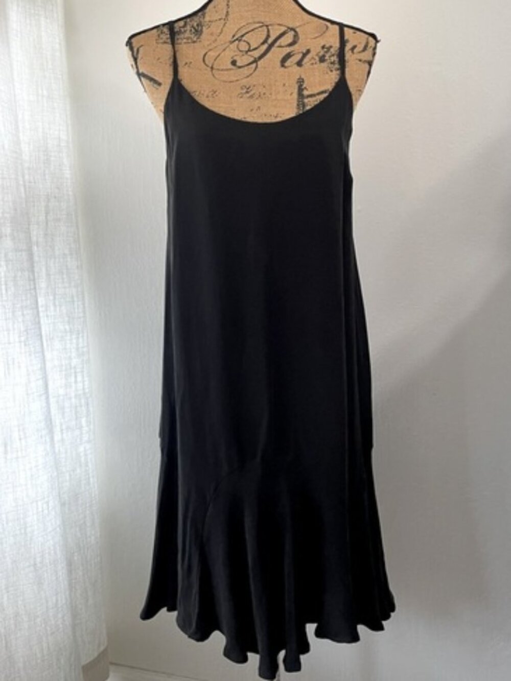Slip dress from Modern Vintage Soft Cupro Spaghetti Strap Black M